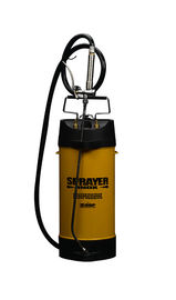 Opryskiwacz ciśnieniowy 5L z żółtym metalem z regulowaną dyszą i zaworem pneumatycznym